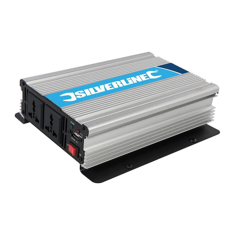 Silverline 12V Inverter 1000W (2 x 500W) Silverline - Dynamic Drive