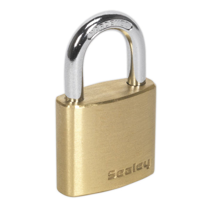 Sealey Brass Body Padlock 30mm PL100 Sealey - Dynamic Drive