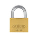 Abus Mechanical 55/50mm Brass Padlock Keyed Alike 5501 ABUS Mechanical - Dynamic Drive
