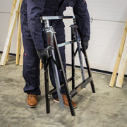 Sealey Fold Down Telescopic Trestle 200kg Capacity - Pair FDT32 Sealey - Dynamic Drive