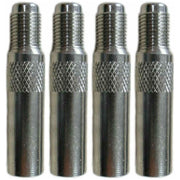 Pack Of 4 Metal Schrader Tyre Valve Extensions [VAL103] 40 mm Long Simply - Dynamic Drive