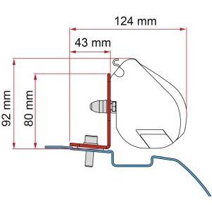 Fiamma F35 Adapter Kit Nissan Nv200 98655Z026 Fiamma - Dynamic Drive