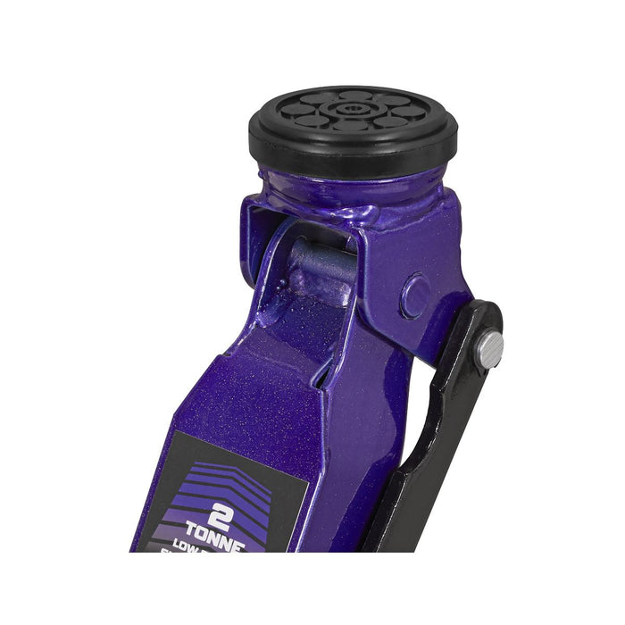 Sealey Low Profile Short Chassis Trolley Jack 2 Tonne - Purple 1020LEP Sealey - Dynamic Drive
