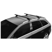 Aluminium Black Locking Roof Rack Cross Bars fits LEXUS UX (ZA10) 18> Menabo  - Dynamic Drive