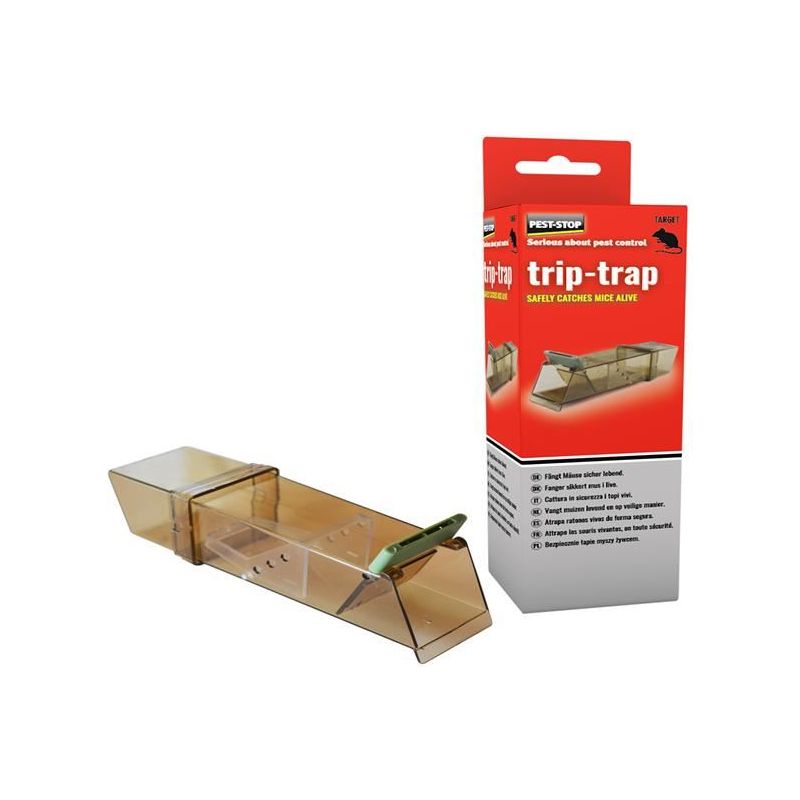 Pest-Stop (Pelsis Group) Trip-Trap Humane Mouse Trap (Single Boxed) Pest-Stop (Pelsis Group) - Dynamic Drive