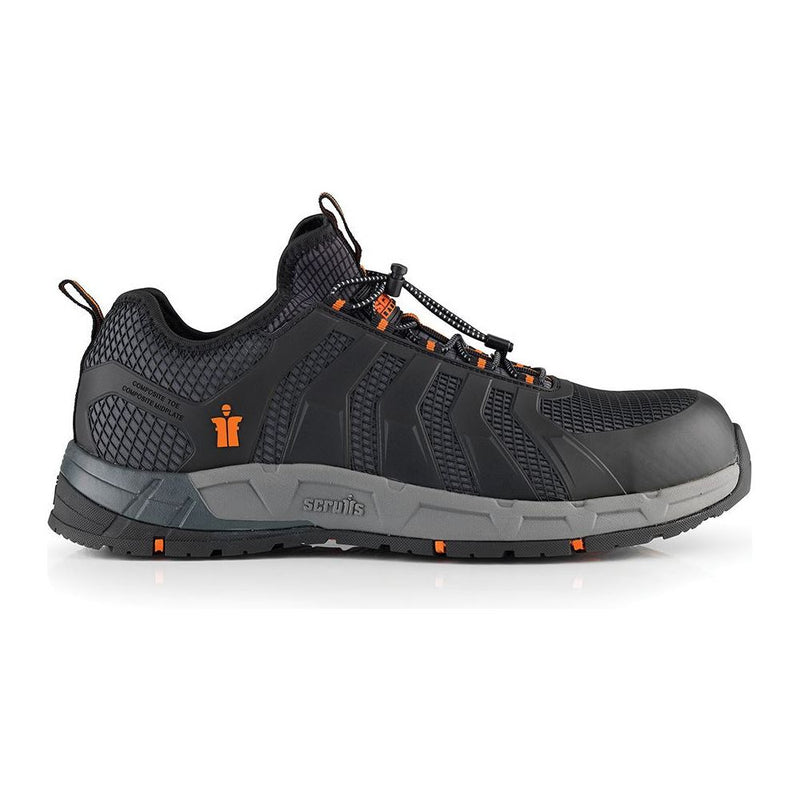 Scruffs Argon Safety Trainers Black Size 9 / 43 Scruffs - Dynamic Drive
