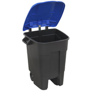 Sealey Refuse/Wheelie Bin 100L Blue BM100B Sealey - Dynamic Drive