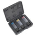 Sealey Alloy Wheel Ultra-Power Impact Socket Set 3pc 1/2"Sq Drive SX039 Sealey - Dynamic Drive