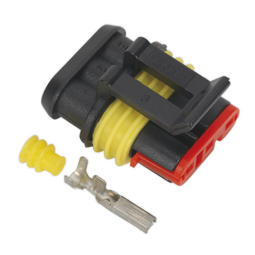 Sealey Superseal Female Connector 3-Way Pack of 5 SSC3F Sealey - Dynamic Drive