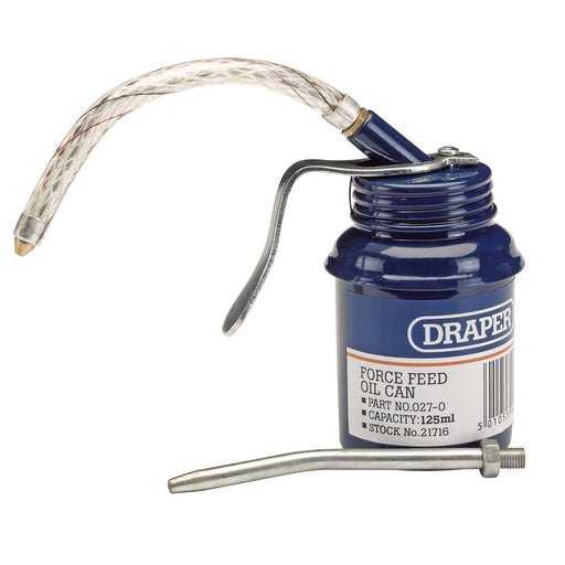 Draper Force Feed Oil Can, 125ml 21716 Draper - Dynamic Drive