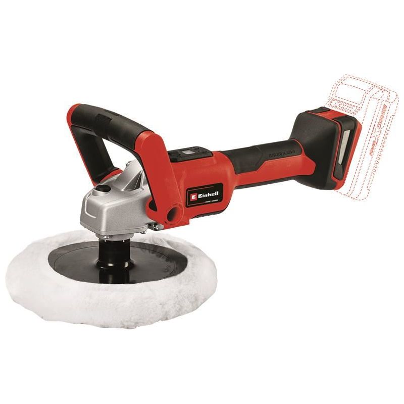 Einhell CE-CP 18/180 Li E-Solo Power X-Change Polisher 180mm 18V Bare Unit Einhell - Dynamic Drive