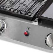 Dellonda 3 Burner Stainless Steel Portable Gas Plancha/Grill 8.5kW Dellonda - Dynamic Drive
