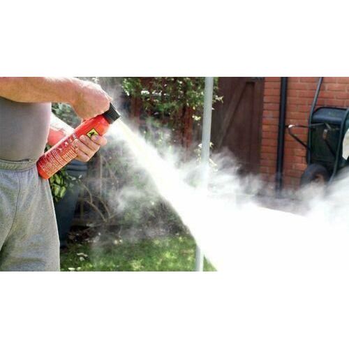 AA Fire Extinguisher Powder Compact Portable Car Home Caravan + Bracket 950g AA - Dynamic Drive