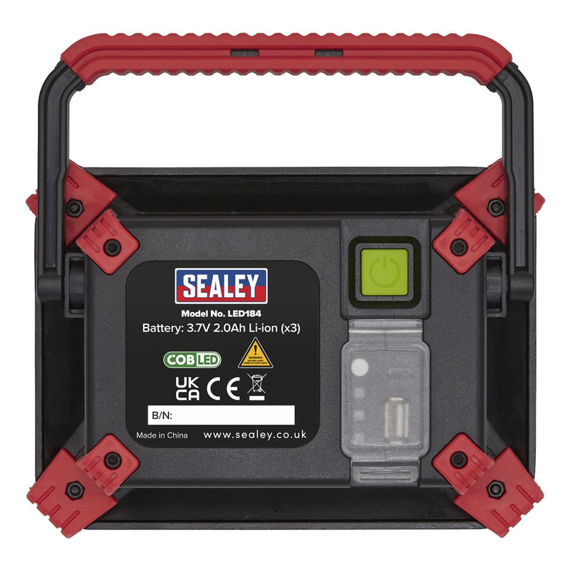 Sealey Rechargeable Portable Floodlight & Power Bank 20W COB LED LED184 Sealey - Dynamic Drive