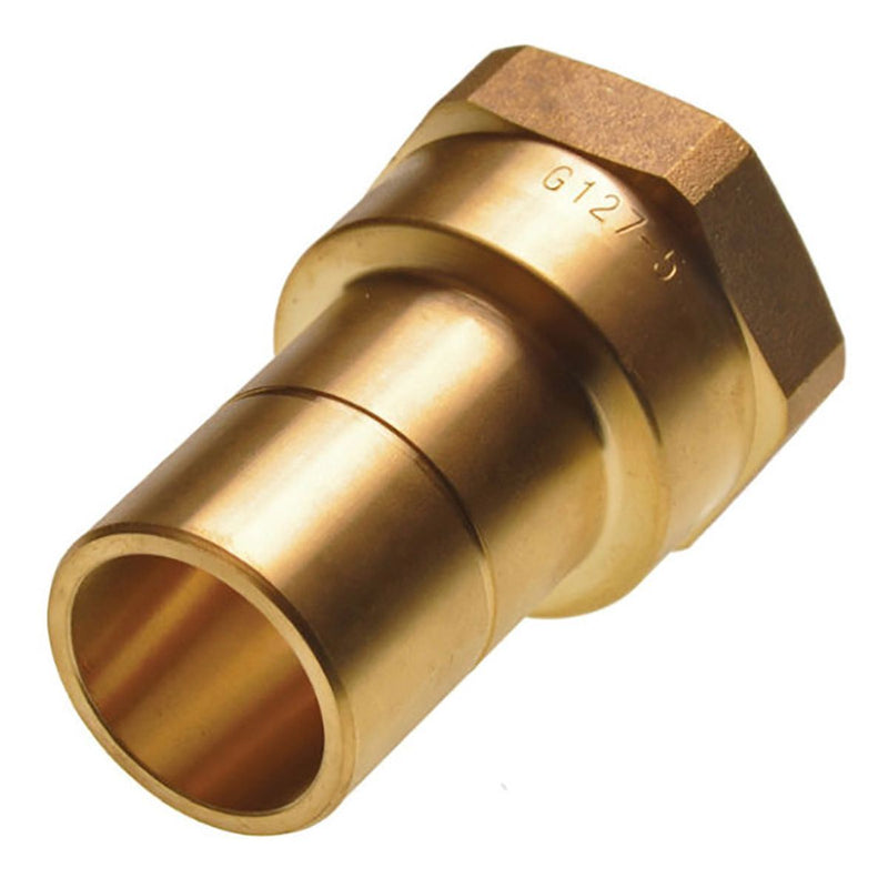 Hep2O Brass Adaptor 15mm to 1/2" Female Hep2O - Dynamic Drive