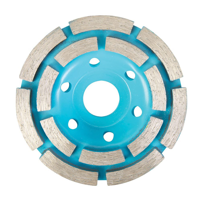 Silverline Diamond Grinding Wheel 100 x 22.23mm Double Row Silverline - Dynamic Drive