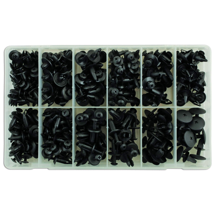 Connect Assorted Screw Rivet Trim Fixings 240pc 36044 Tool Connection - Dynamic Drive