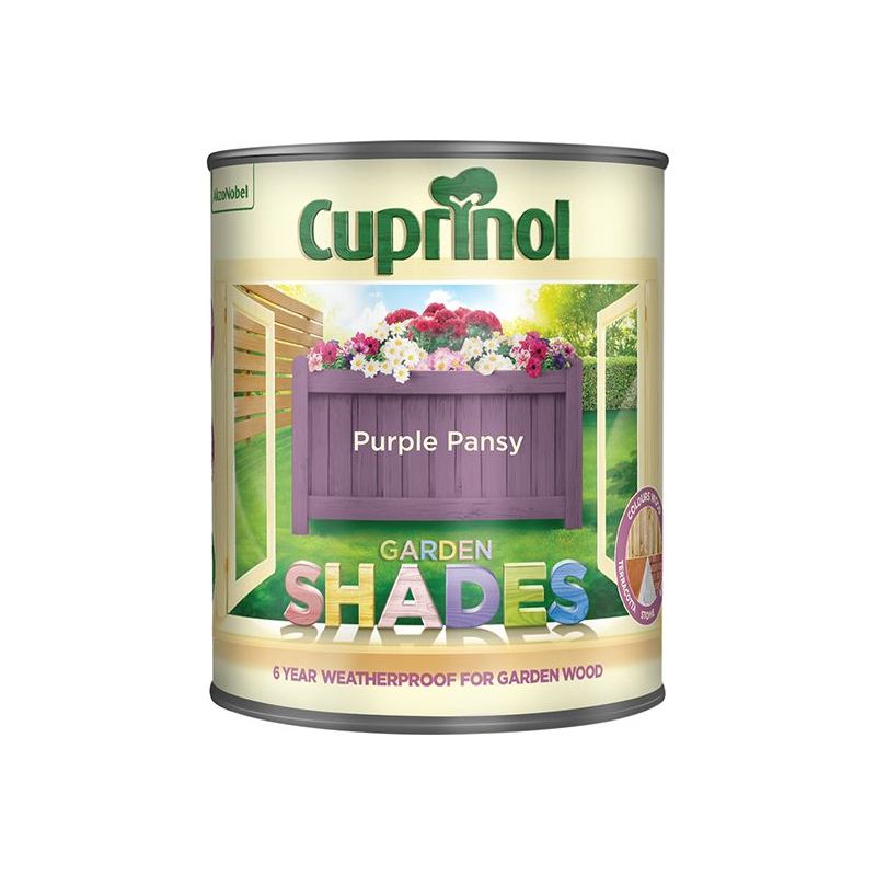 Cuprinol Garden Shades Purple Pansy 1 litre Cuprinol - Dynamic Drive