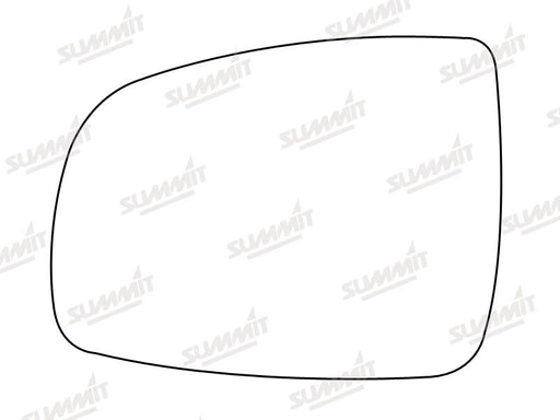 Summit Heated Backing Plate with Standard Glass fits Nissan Note 05-13 LHS Summit - Dynamic Drive