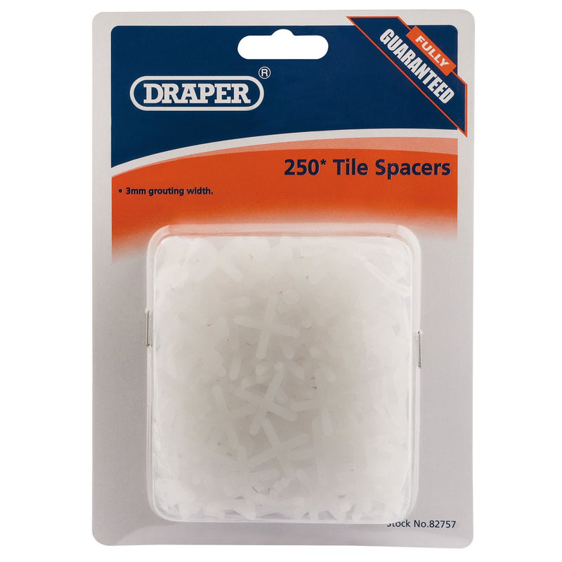 Draper Tile Spacers, 3mm (Approx 250) 82757 Draper - Dynamic Drive