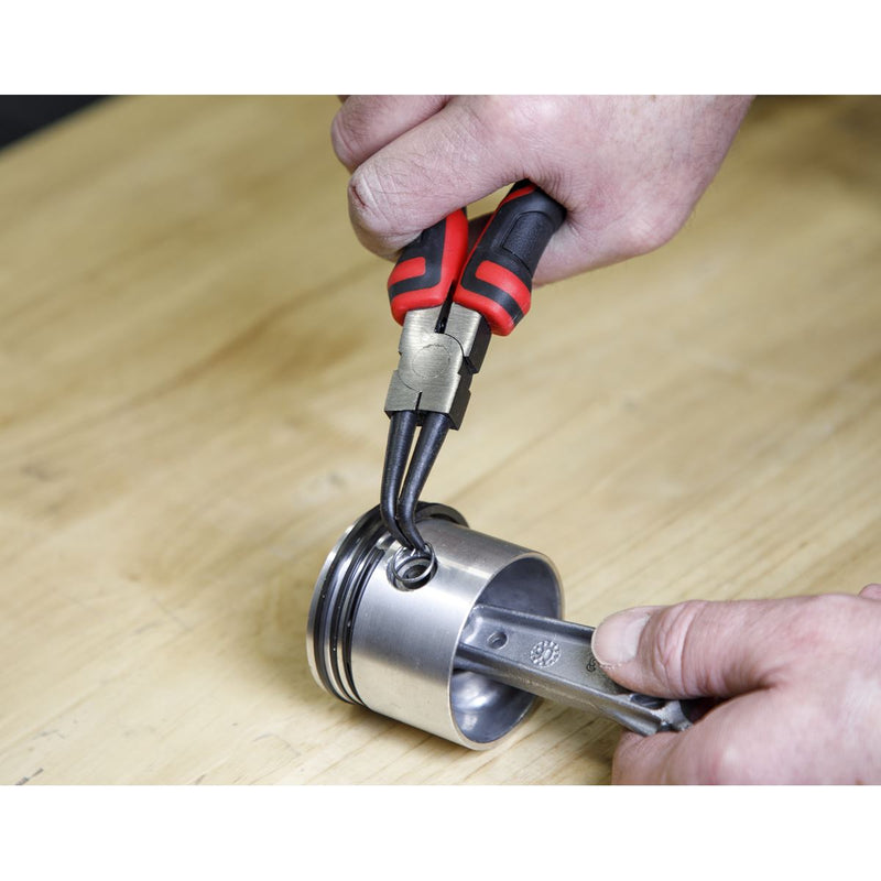 Sealey Circlip Pliers Set 180mm 4pc AK8457 Sealey - Dynamic Drive