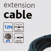 Ring Automotive RCT806 12N Trailer Board Extension Lead, 6 m , Black Ring Automotive - Dynamic Drive