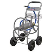 Heavy-Duty Hose Reel Cart with 5m Heavy-Duty Ø19mm Hot & Cold Rubber Water Hose Sealey - Dynamic Drive