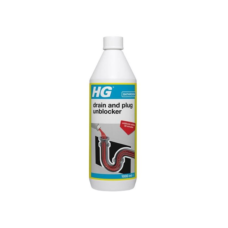 Hg Drain and Plug Unblocker 1 litre HG - Dynamic Drive