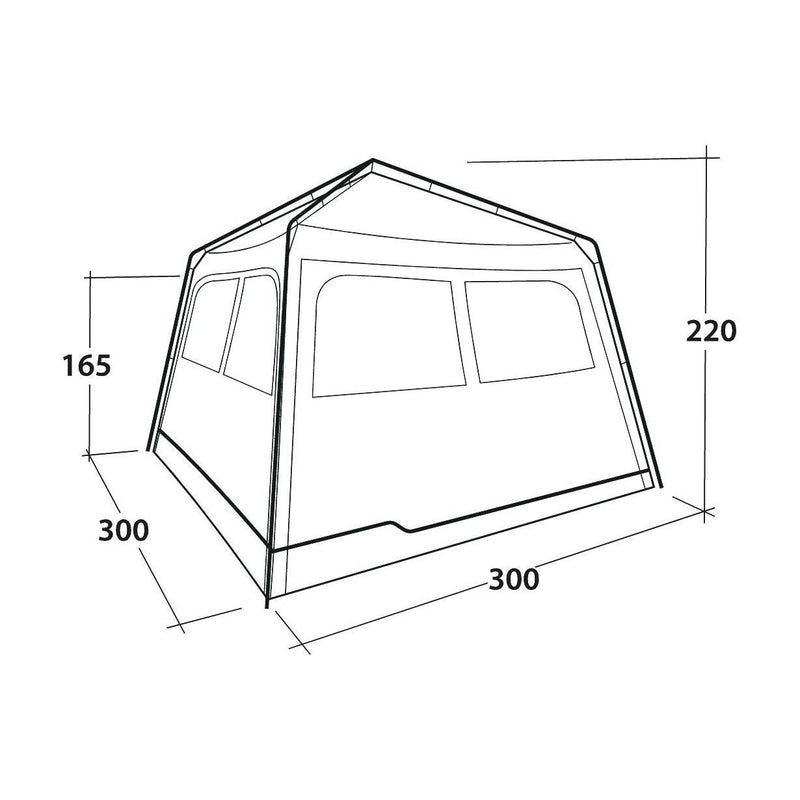 Outwell Fastlane 300 Shelter Poled Shelter Outwell - Dynamic Drive