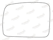 Summit Stick-On Standard Mirror Glass fits Land Rover Freelander 06 on LHS Summit - Dynamic Drive