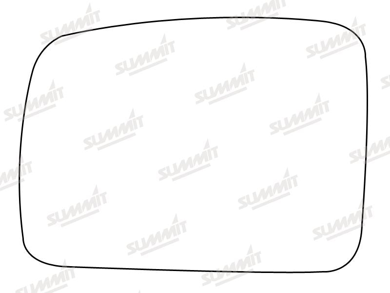 Summit Stick-On Standard Mirror Glass fits Land Rover Freelander 06 on LHS Summit - Dynamic Drive