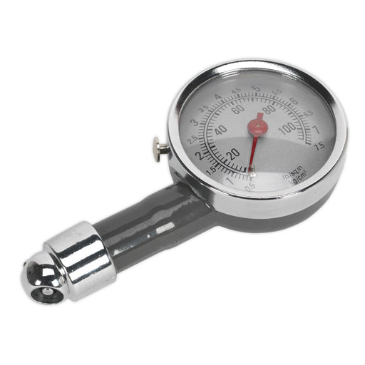 Sealey Dial Type Pressure Gauge 0-100psi TSTPG43 Sealey - Dynamic Drive