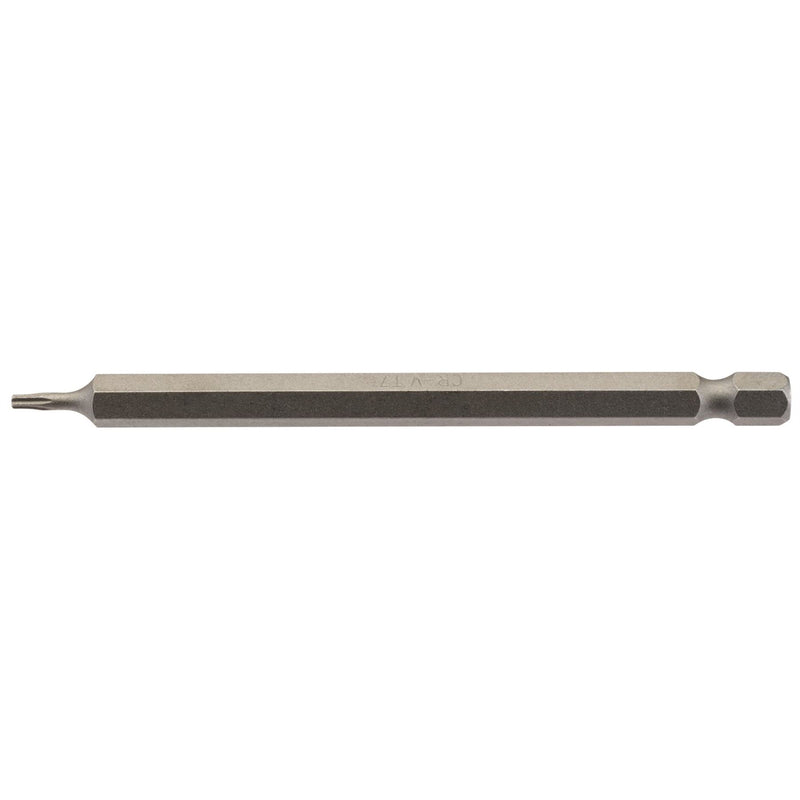 Draper TX-STAR Insert Bit, 1/4" Hex, 100mm Long, T7 (Pack of 1) Draper - Dynamic Drive