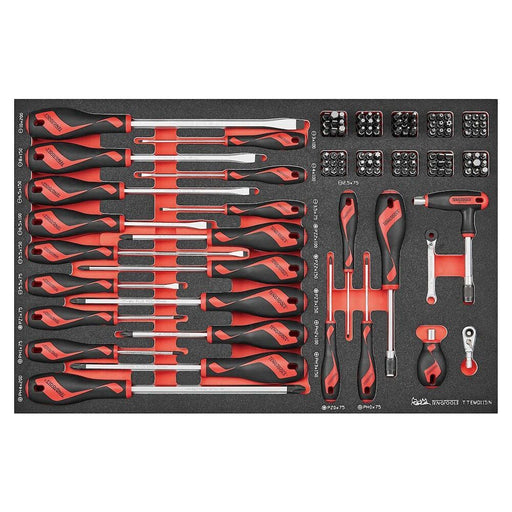 Teng Tools Mixed driver and bits set FOAM4X4 115 pieces Teng Tools - Dynamic Drive
