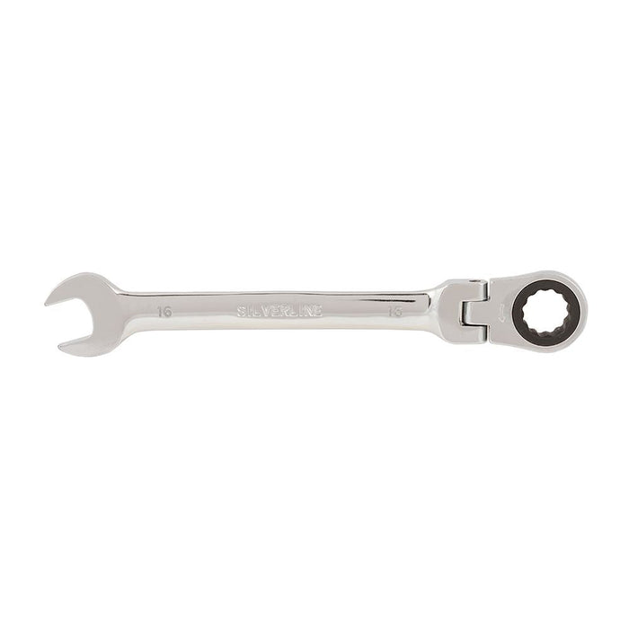 Silverline Flexible Head Ratchet Spanner 16mm Silverline - Dynamic Drive