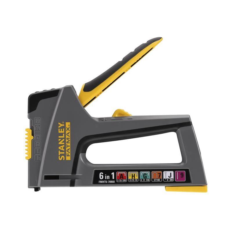 Stanley® Hand Tools FATMAX® 6-in-1 Multi-Purpose Plastic Staple and Brad Nail Gun STANLEY® Hand Tools - Dynamic Drive