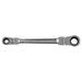 Sealey Ratchet Ring Spanner 4-in-1 Flexi-Head Reversible Metric Platinum Series Sealey - Dynamic Drive