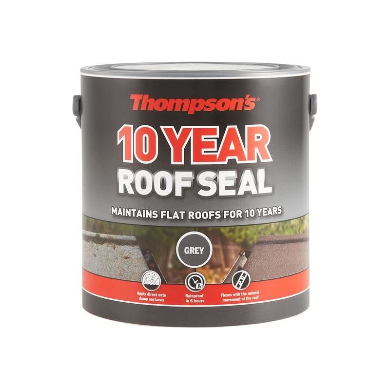 Ronseal Thompson's 10 Year Roof Seal Grey 2.5 litre Ronseal - Dynamic Drive