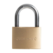 Silverline Brass Padlock 60mm Silverline - Dynamic Drive