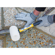 Draper Non-Marking Rubber Head Mallet with Fibreglass Shaft, 680g/24oz 09119 Draper - Dynamic Drive