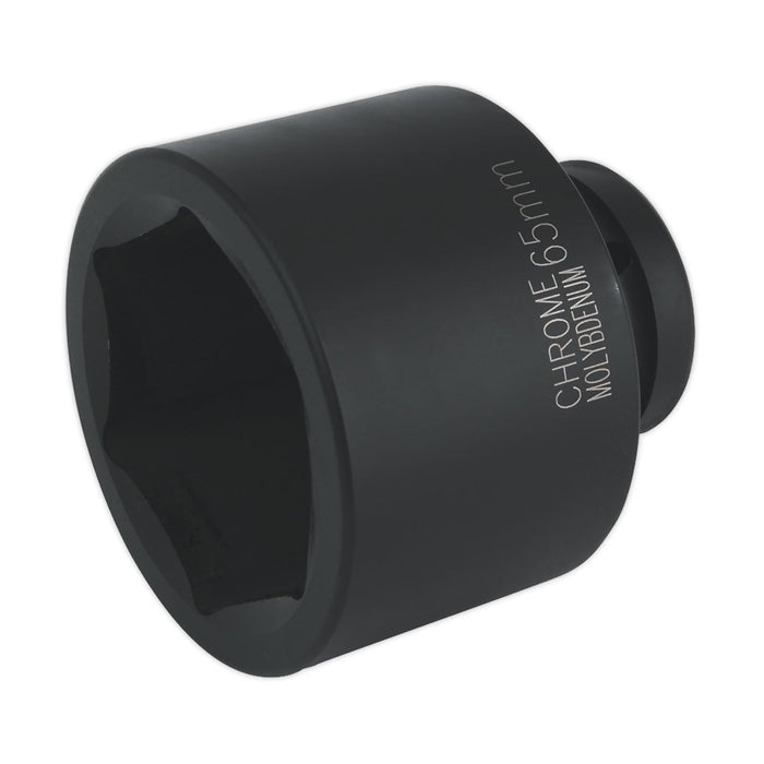 Sealey Impact Socket 65mm 1"Sq Drive IS165 Sealey - Dynamic Drive