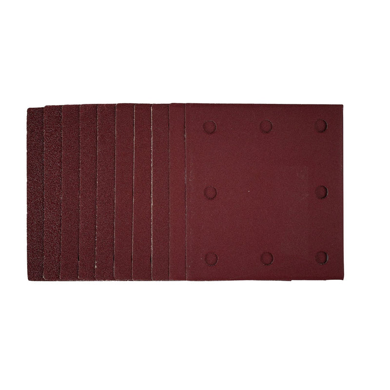 Draper 1/4 Sanding Sheets with Hook and Loop, 115 x 105mm, Assorted Grit (Pack o Draper - Dynamic Drive