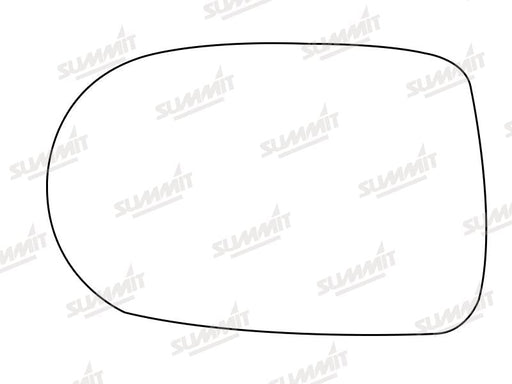 Summit Stick-On Standard Mirror Glass fits Mazda Xedos 6 9 LHS Summit - Dynamic Drive