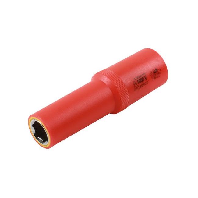 Laser Deep Insulated Socket 1/2"D 12mm 7951 Laser - Dynamic Drive