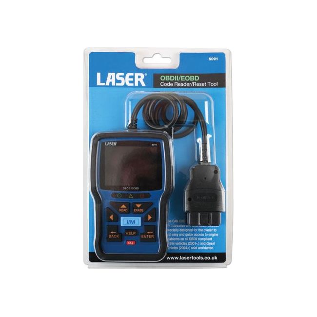 Laser OBDII/EOBD Code Reader & Reset Tool 5091 Laser - Dynamic Drive