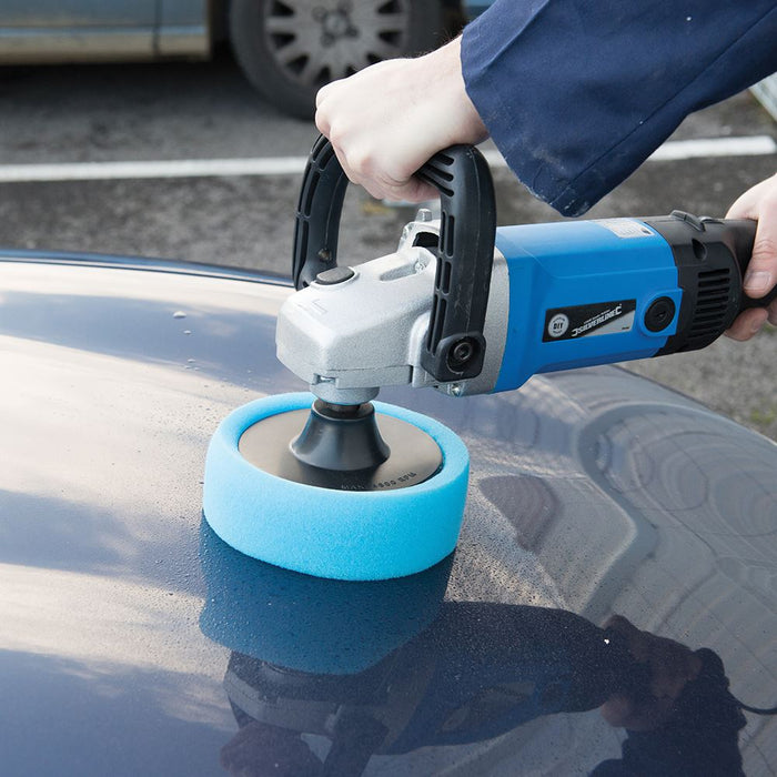 Silverline M14 Foam Polishing Head 150mm Medium Blue Silverline - Dynamic Drive