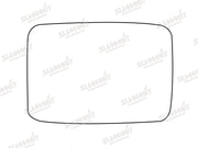 Summit Stick-On Standard Mirror Glass fits VW Golf Mk2 LHS Summit - Dynamic Drive