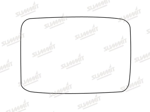 Summit Stick-On Standard Mirror Glass fits VW Golf Mk2 LHS Summit - Dynamic Drive