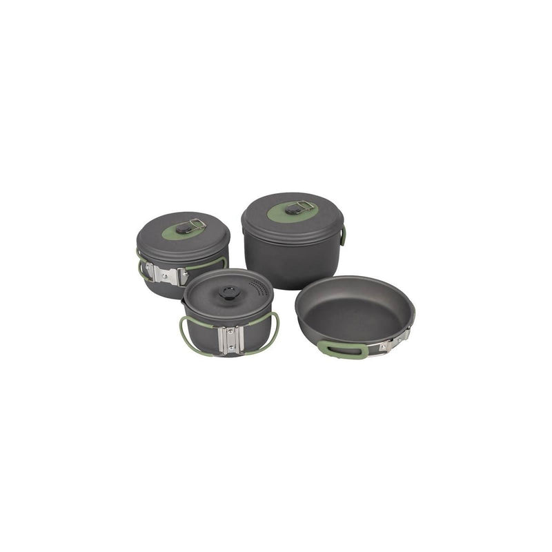 Bo-Camp Cookware Set Explorer 4 Pieces Hard Anodized Aluminium Bo-Camp - Dynamic Drive
