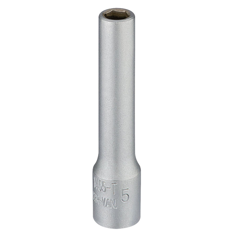 Draper Elora Deep Socket, 1/4" Sq. Dr., 5mm 58723 Draper - Dynamic Drive